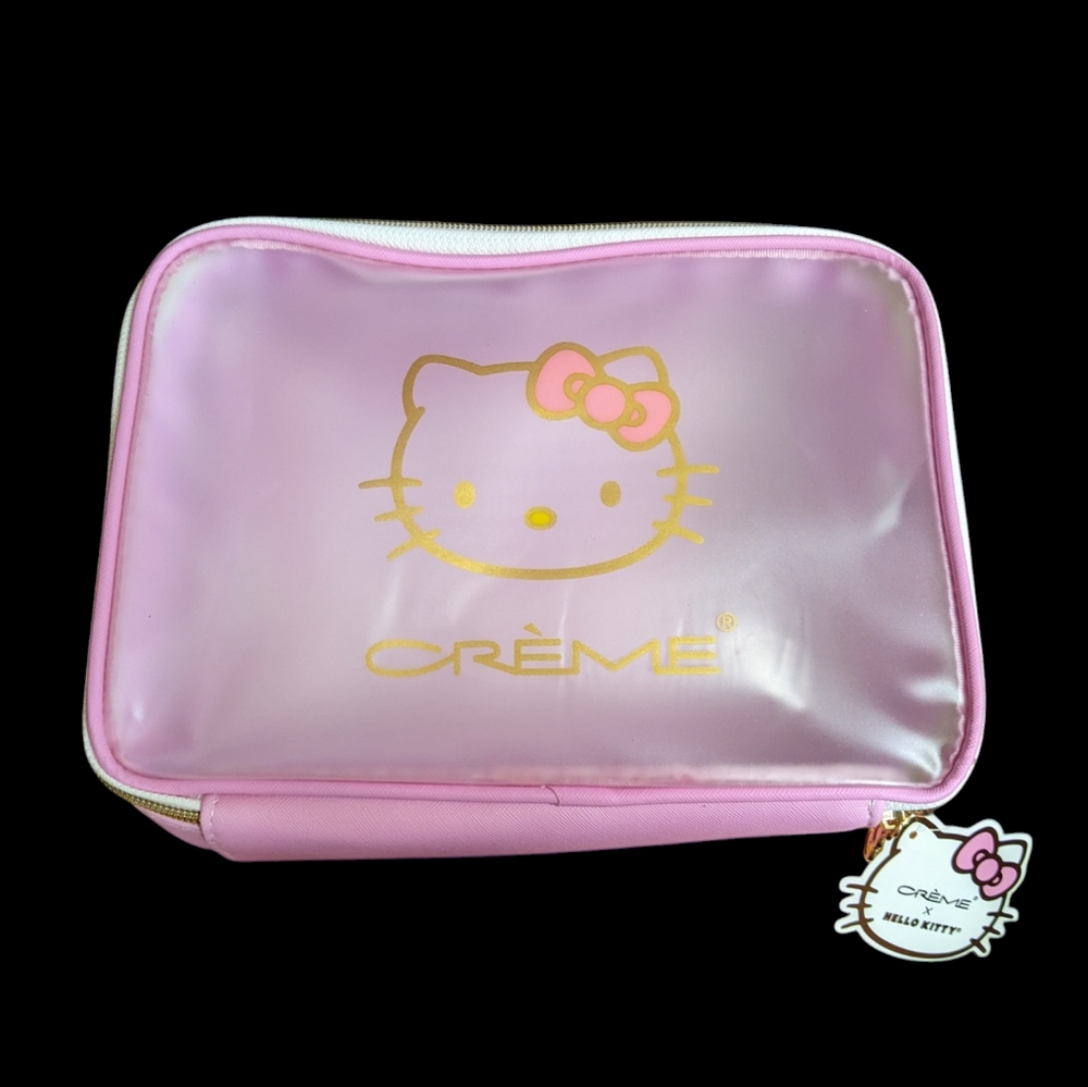 Creme Hello Kitty Beauty Travel Bag NWT